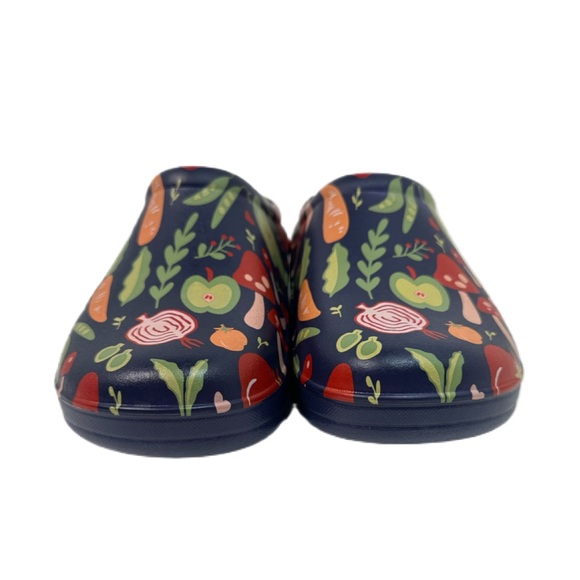totes Women's Everywear Bailey Clog/Navy Floral/Size 7 - Picture 4 of 9